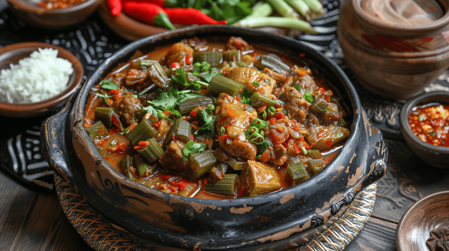 Angolan Calulu Recipe – Dried Fish & Okra Stew with Funge