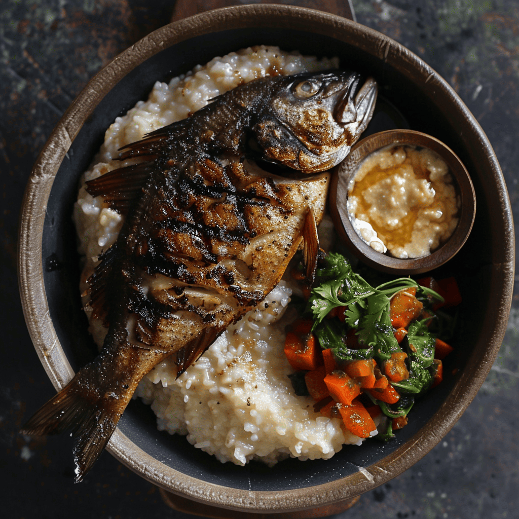 Malawian Chambo with Nsima – Grilled Lake Fish & Stiff Porridge