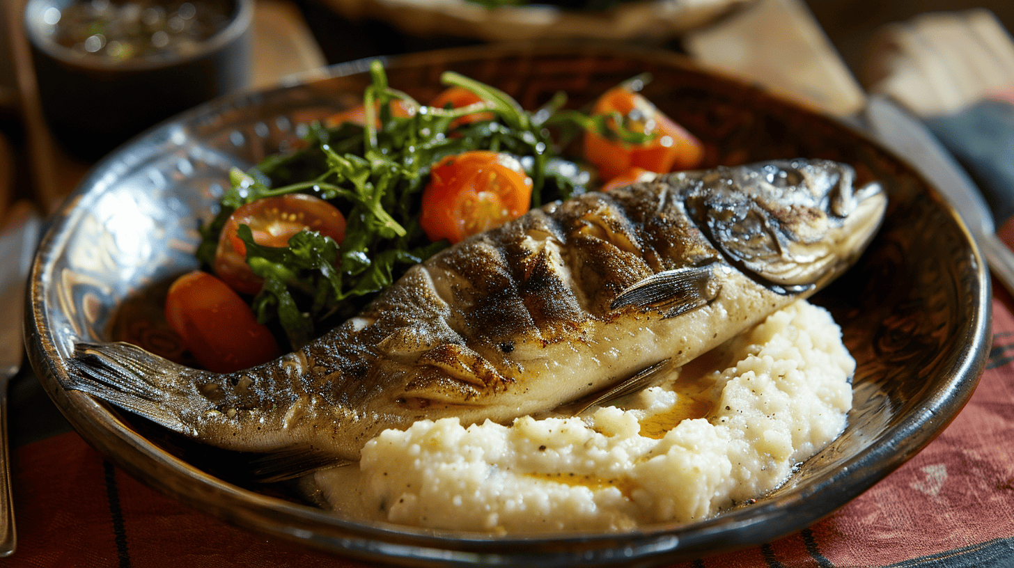Malawian Chambo with Nsima – Grilled Lake Fish & Stiff Porridge